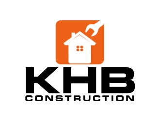 KHB Construction or Kitchen   Home   Bath inc  logo design by AamirKhan