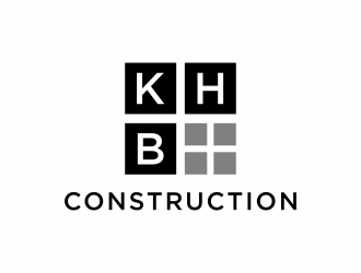 KHB Construction or Kitchen   Home   Bath inc  logo design by menanagan