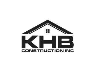 KHB Construction or Kitchen   Home   Bath inc  logo design by blessings