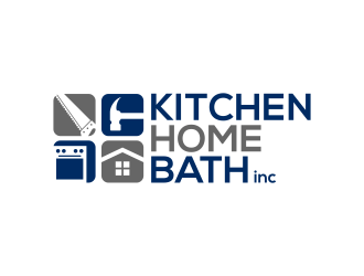 KHB Construction or Kitchen   Home   Bath inc  logo design by ingepro