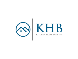 KHB Construction or Kitchen   Home   Bath inc  logo design by aflah