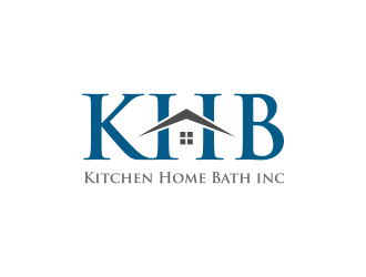 KHB Construction or Kitchen   Home   Bath inc  logo design by aflah