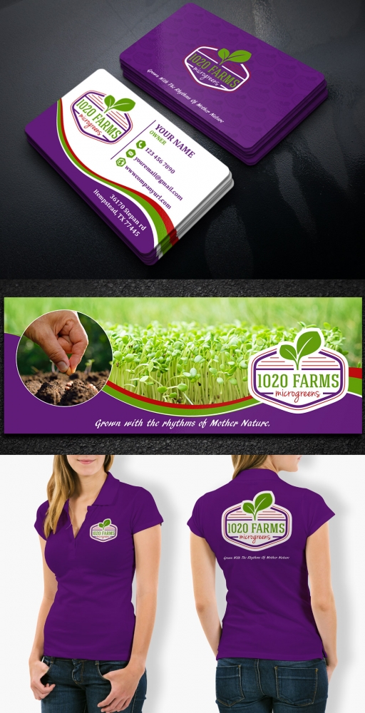 1020 farms logo design by Gelotine