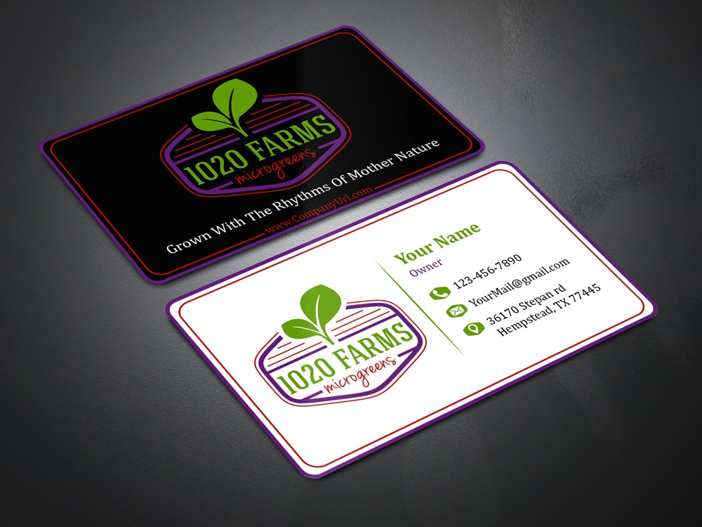 1020 farms logo design by Gelotine