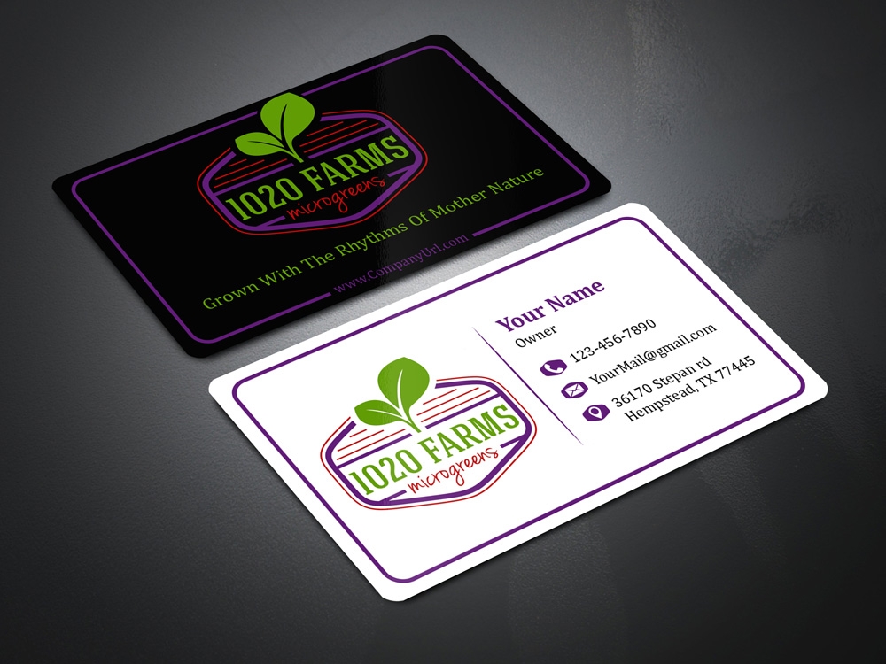 1020 farms logo design by Gelotine