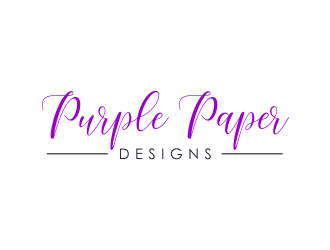 Purple Paper Designs logo design by scolessi