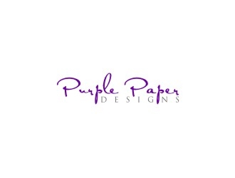 Purple Paper Designs logo design by bombers