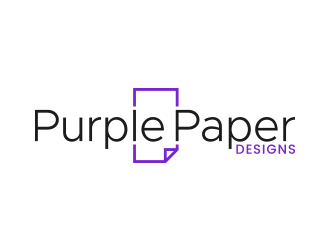 Purple Paper Designs logo design by lexipej