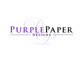 Purple Paper Designs logo design by lexipej