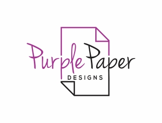 Purple Paper Designs logo design by rokenrol