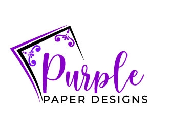 Purple Paper Designs logo design by MonkDesign