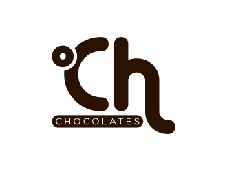 °Ch - (chocolates by Türkan) logo design by Kanya