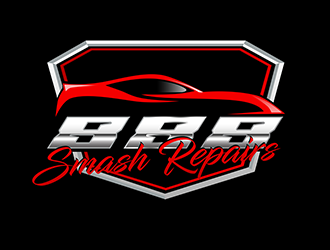 888 Smash Repairs logo design by 3Dlogos