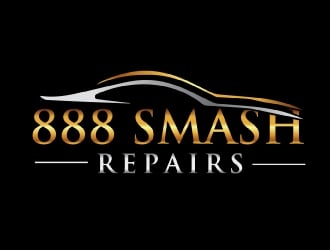 888 Smash Repairs logo design by AamirKhan