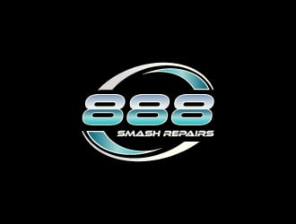 888 Smash Repairs logo design by pradikas31