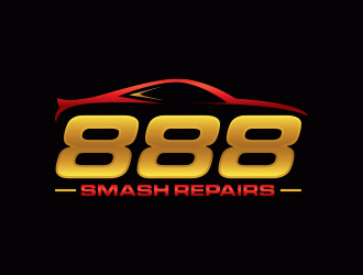 888 Smash Repairs logo design by yippiyproject