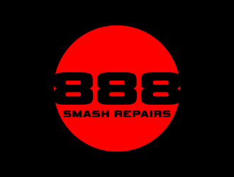 888 Smash Repairs logo design by zoominten