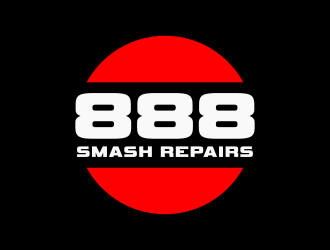 888 Smash Repairs logo design by zoominten