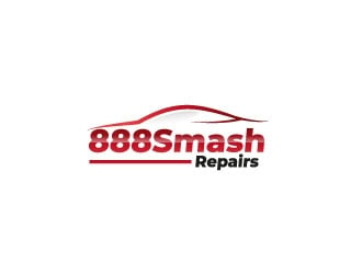 888 Smash Repairs logo design by crazher