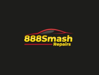 888 Smash Repairs logo design by crazher