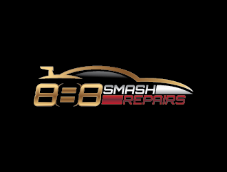 888 Smash Repairs logo design by enan+graphics