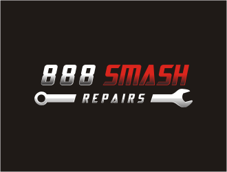 888 Smash Repairs logo design by bunda_shaquilla