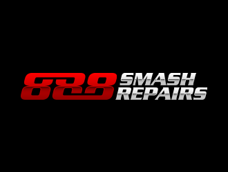 888 Smash Repairs logo design by lexipej