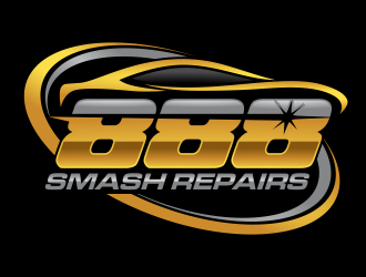 888 Smash Repairs logo design by agus