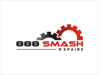 888 Smash Repairs logo design by bunda_shaquilla