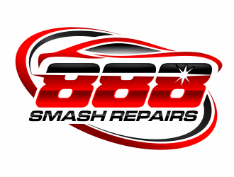 888 Smash Repairs logo design by agus