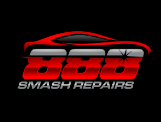 888 Smash Repairs logo design by agus