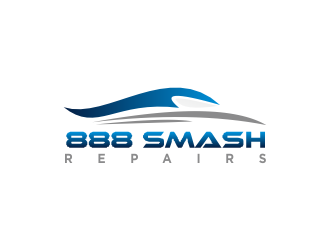 888 Smash Repairs logo design by Greenlight