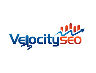 Velocity SEO logo design by enzidesign