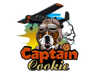 Captain Cookie logo design by DreamLogoDesign