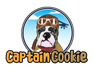 Captain Cookie logo design by AamirKhan