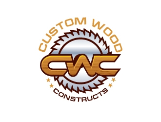 Custom Wood Constructs logo design by uttam