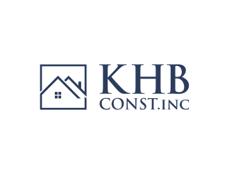 KHB Construction or Kitchen   Home   Bath inc  logo design by aflah