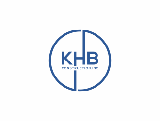 KHB Construction or Kitchen   Home   Bath inc  logo design by menanagan