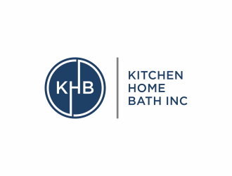 KHB Construction or Kitchen   Home   Bath inc  logo design by christabel