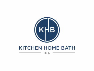 KHB Construction or Kitchen   Home   Bath inc  logo design by christabel