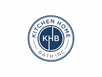 KHB Construction or Kitchen   Home   Bath inc  logo design by christabel