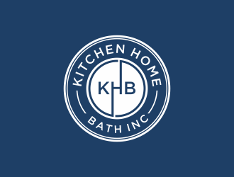 KHB Construction or Kitchen   Home   Bath inc  logo design by christabel