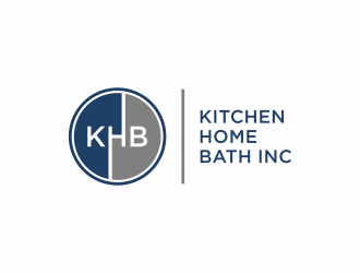 KHB Construction or Kitchen   Home   Bath inc  logo design by christabel