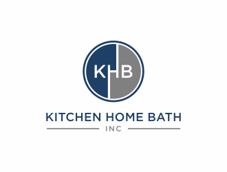 KHB Construction or Kitchen   Home   Bath inc  logo design by christabel