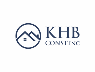 KHB Construction or Kitchen   Home   Bath inc  logo design by aflah