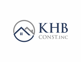 KHB Construction or Kitchen   Home   Bath inc  logo design by aflah