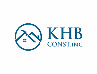 KHB Construction or Kitchen   Home   Bath inc  logo design by aflah