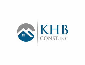 KHB Construction or Kitchen   Home   Bath inc  logo design by aflah