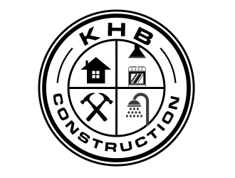 KHB Construction or Kitchen   Home   Bath inc  logo design by aura