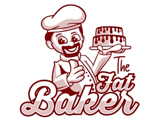 The Fat Baker logo design by DreamLogoDesign